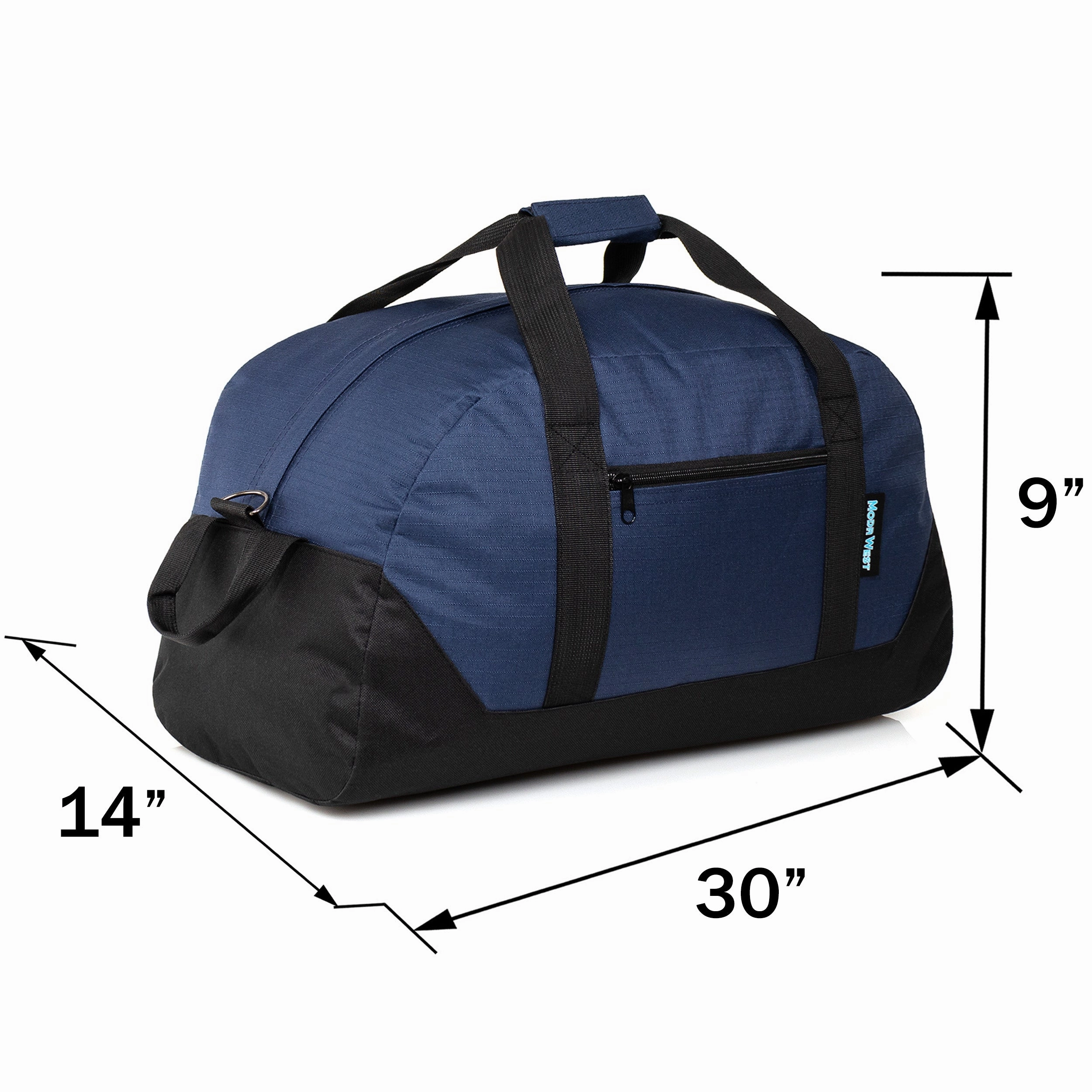 30" Wholesale Duffle Bag in 5 Assorted Colors - Bulk Case of 12