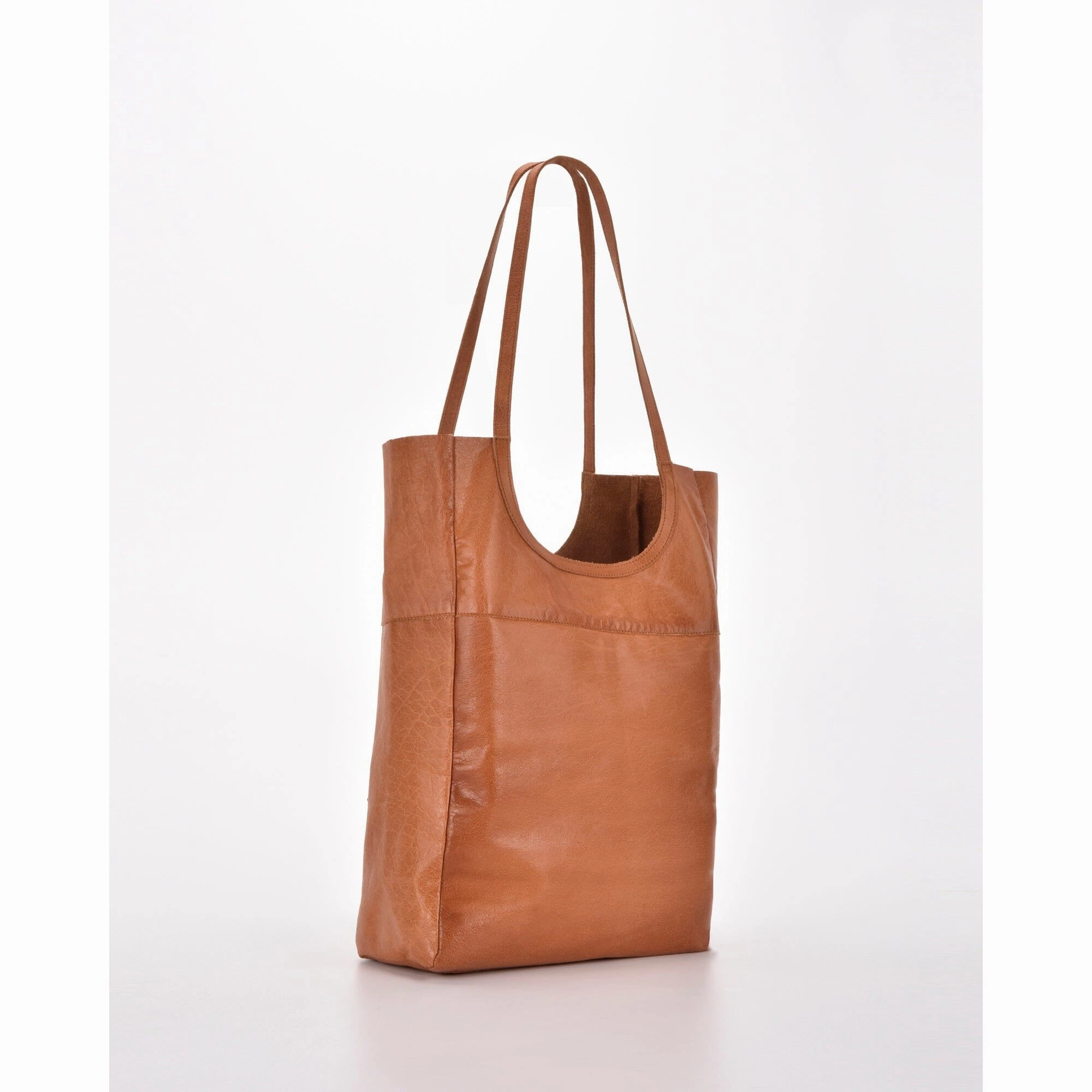 & CO Palmerston Leather Tote BLACK