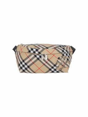 'Check' Logo Belt Bag ?Beige