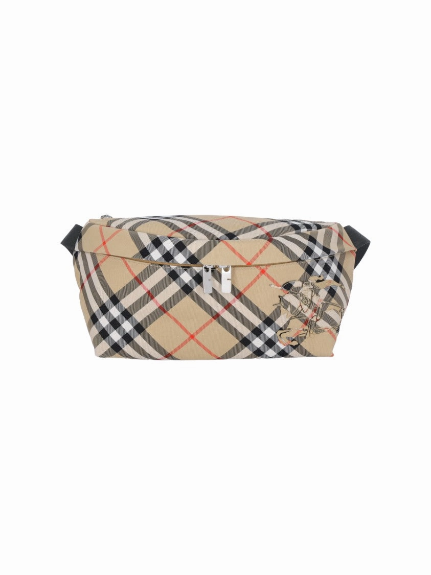 'Check' Logo Belt Bag ?Beige