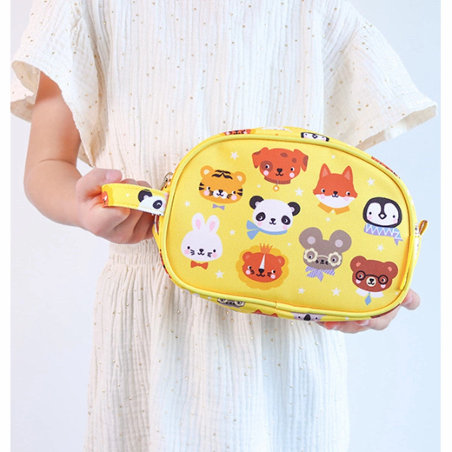 A Little Lovely Company Animal Friends Toiletry Bag