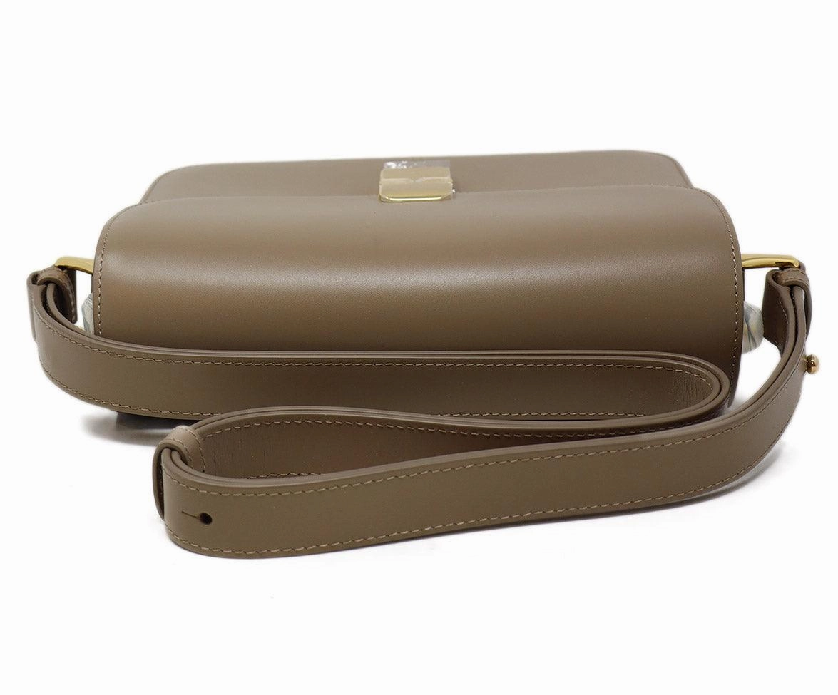 A.P.C. Taupe Leather Crossbody