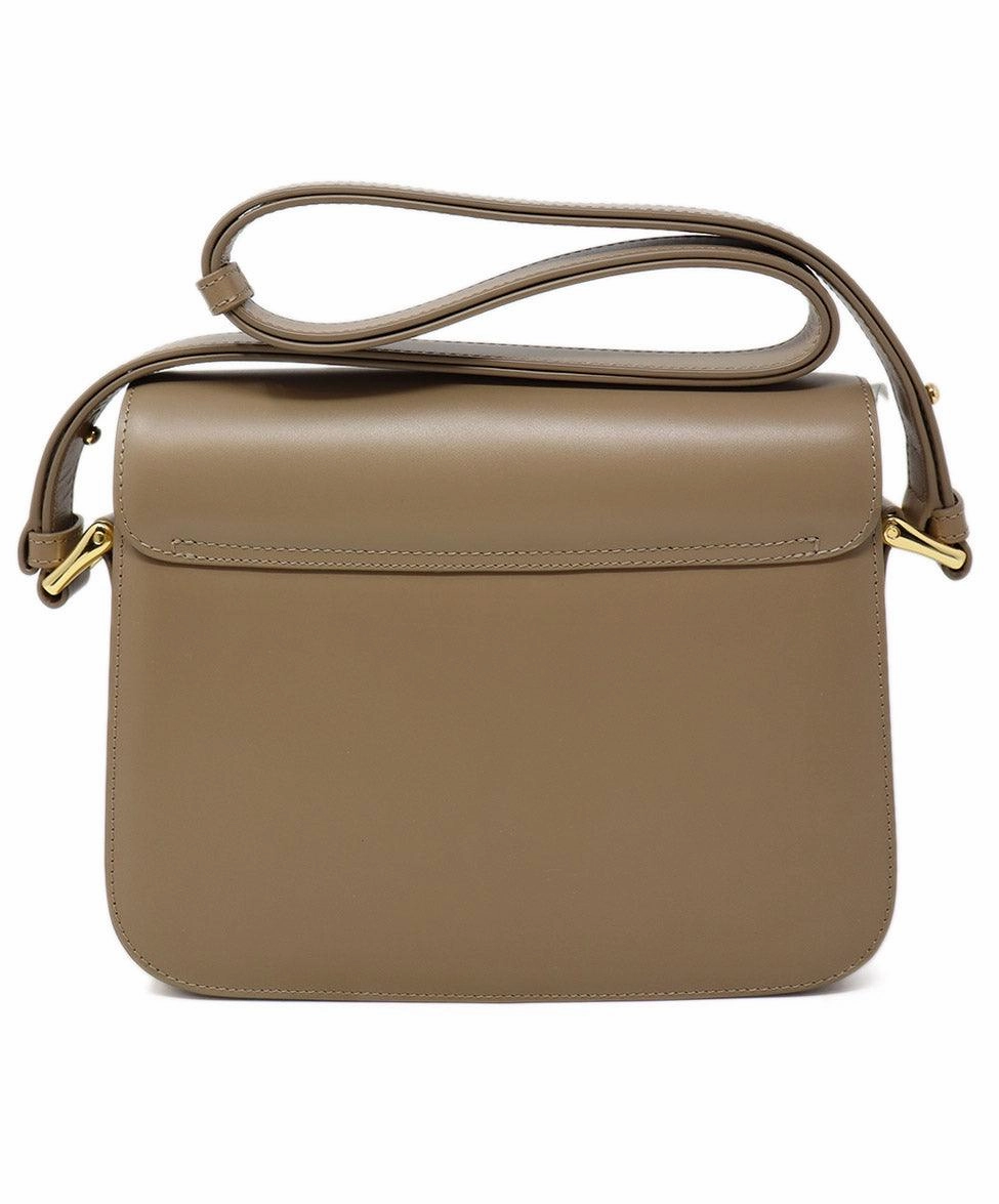 A.P.C. Taupe Leather Crossbody