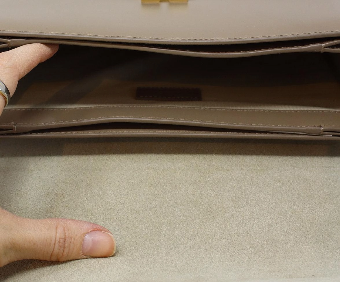 A.P.C. Taupe Leather Crossbody
