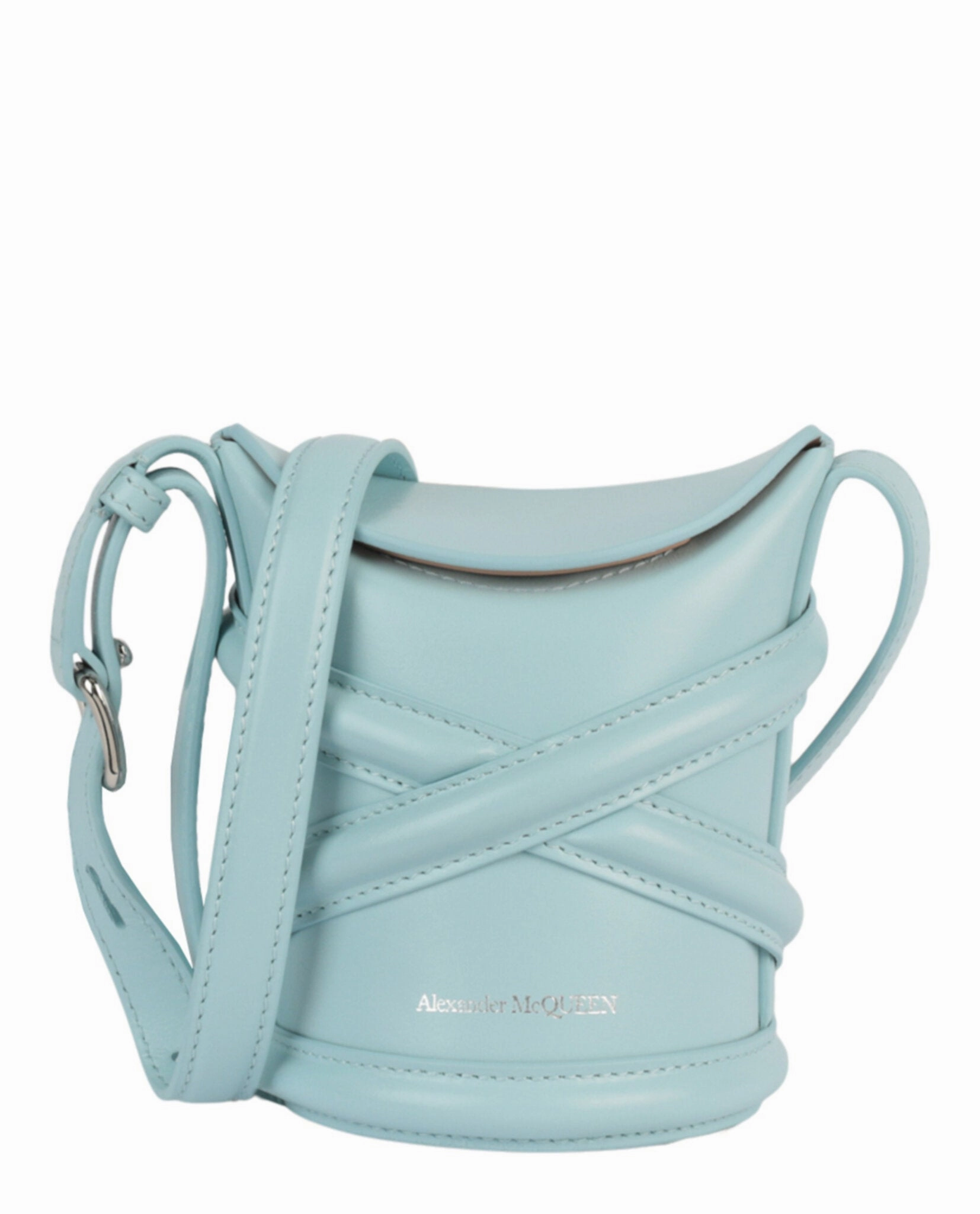 Alexander McQueen The Curve Mini Shoulder Bag Womens 682683-1YBA7-4506
