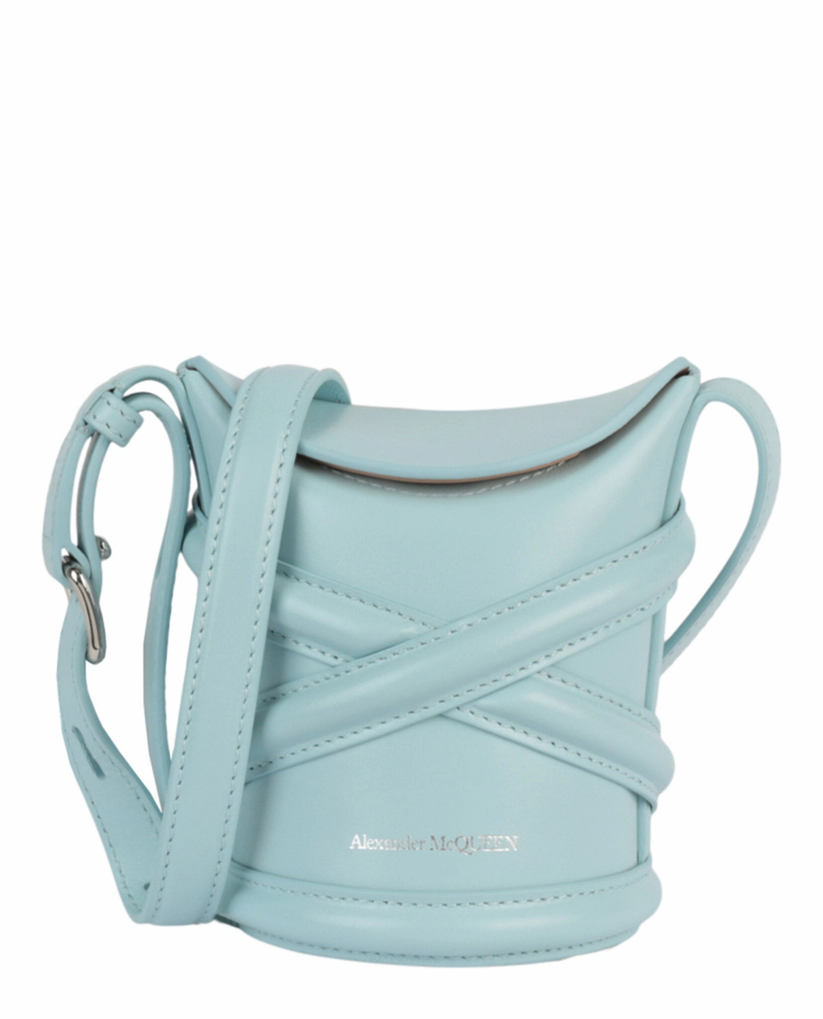 Alexander McQueen The Curve Mini Shoulder Bag Womens 682683-1YBA7-4506