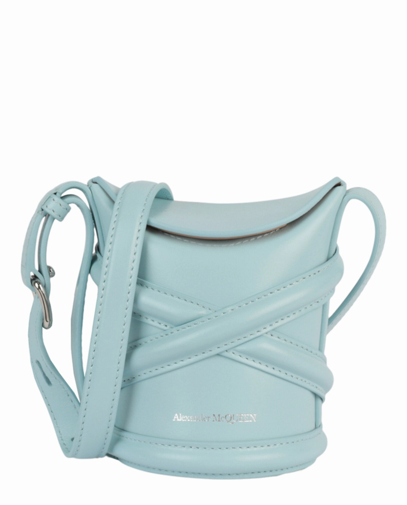 Alexander McQueen The Curve Mini Shoulder Bag Womens 682683-1YBA7-4506