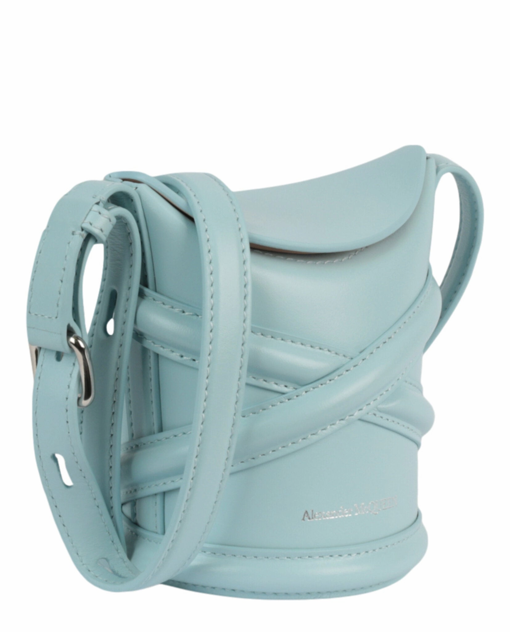 Alexander McQueen The Curve Mini Shoulder Bag Womens 682683-1YBA7-4506