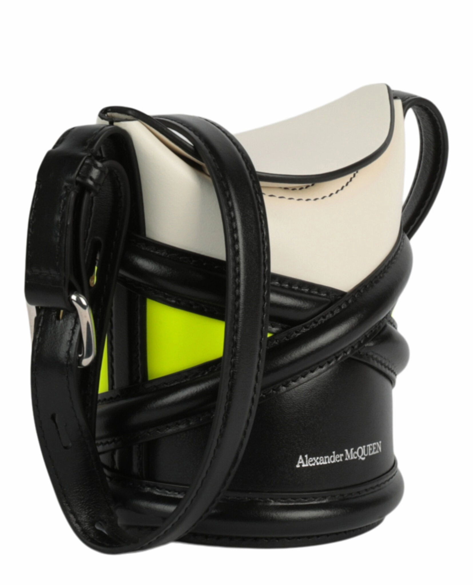 Alexander McQueen The Curve Mini Shoulder Bag Womens 682683-1YBC7-9250