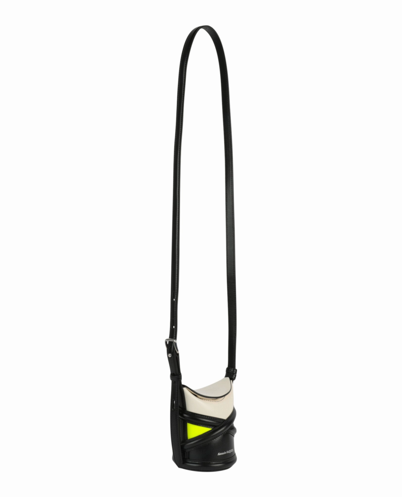 Alexander McQueen The Curve Mini Shoulder Bag Womens 682683-1YBC7-9250