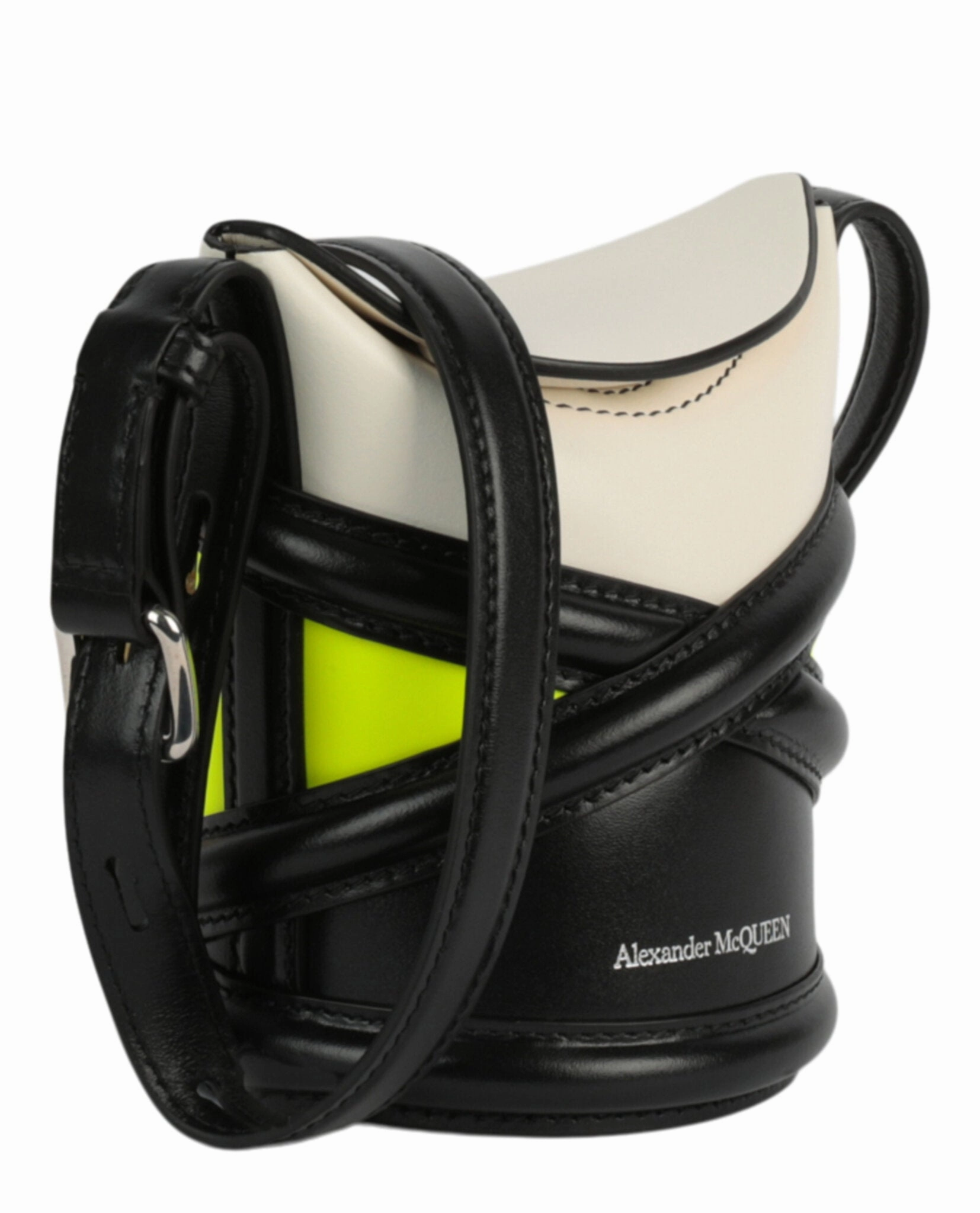 Alexander McQueen The Curve Mini Shoulder Bag Womens 682683-1YBC7-9250