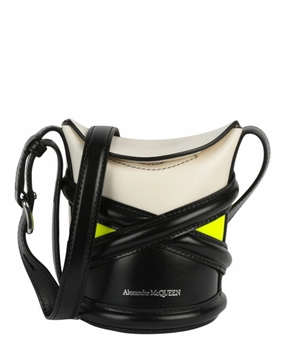 Alexander McQueen The Curve Mini Shoulder Bag Womens 682683-1YBC7-9250