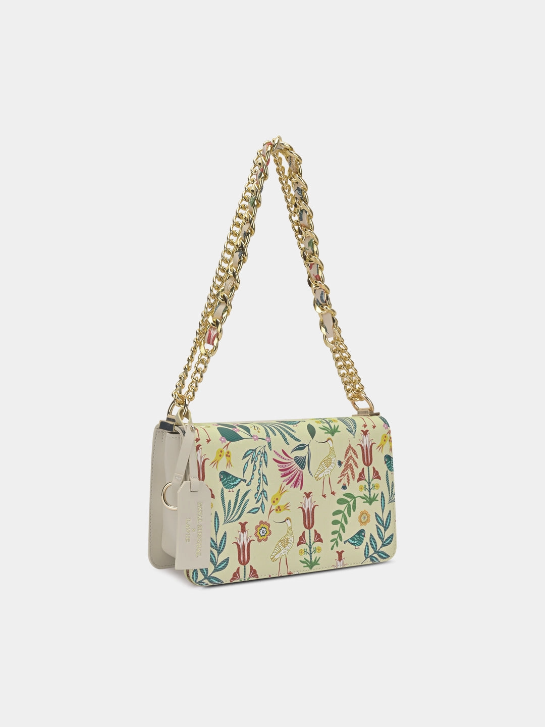 Anar Mor Print Medium Flap Sling Bag