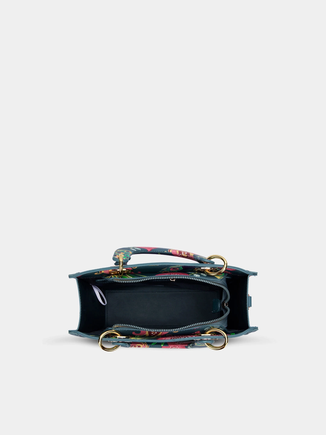 Anar Mor Print Small Box Satchel Bag