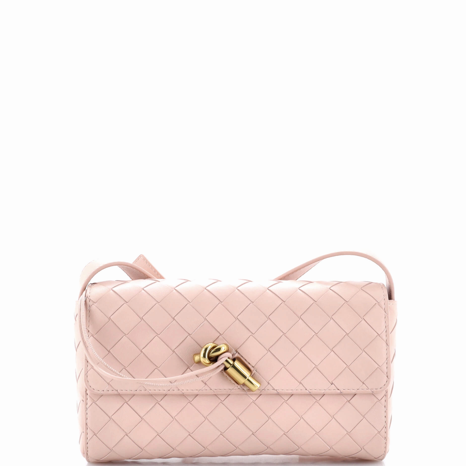Andiamo Shoulder Bag Intrecciato Leather