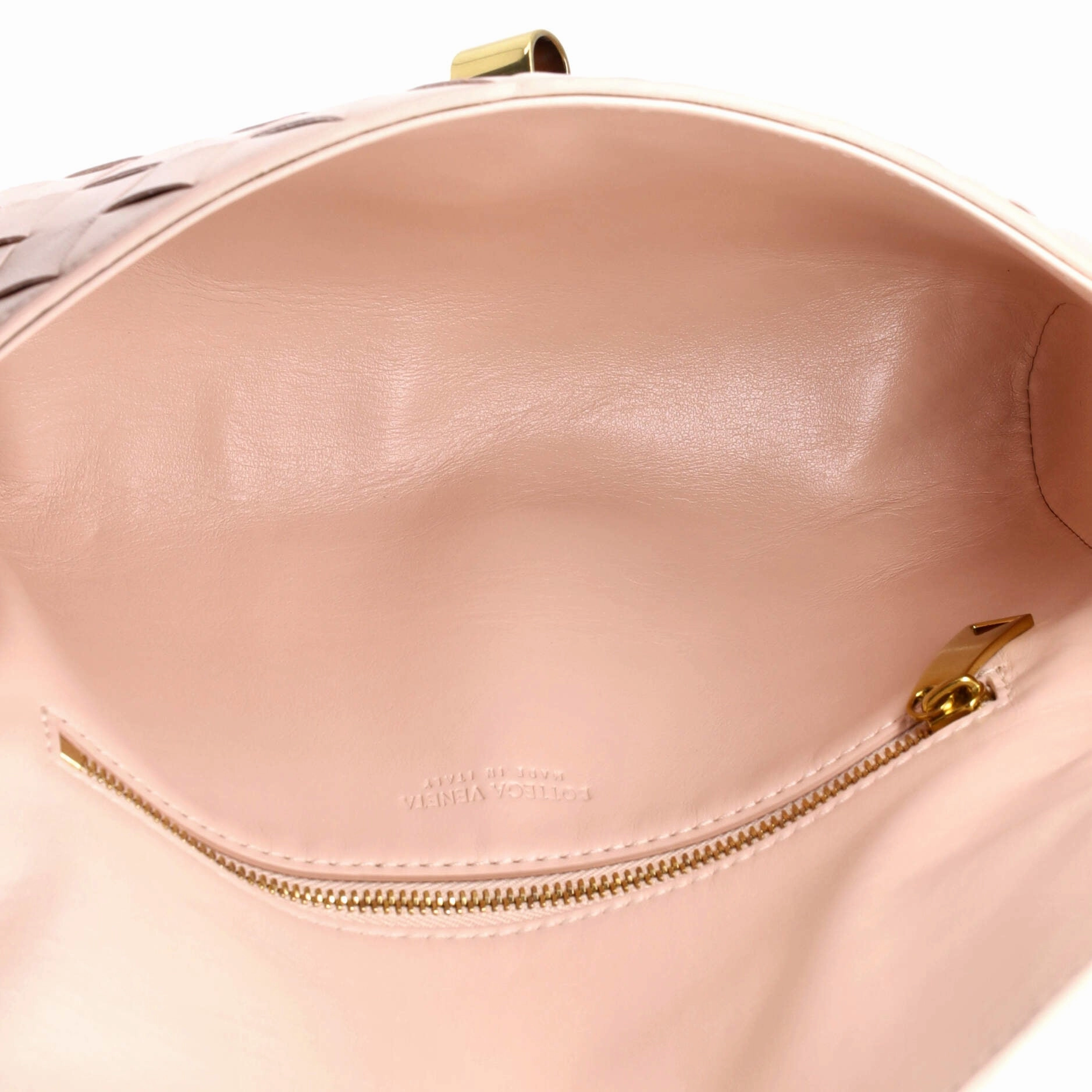Andiamo Shoulder Bag Intrecciato Leather