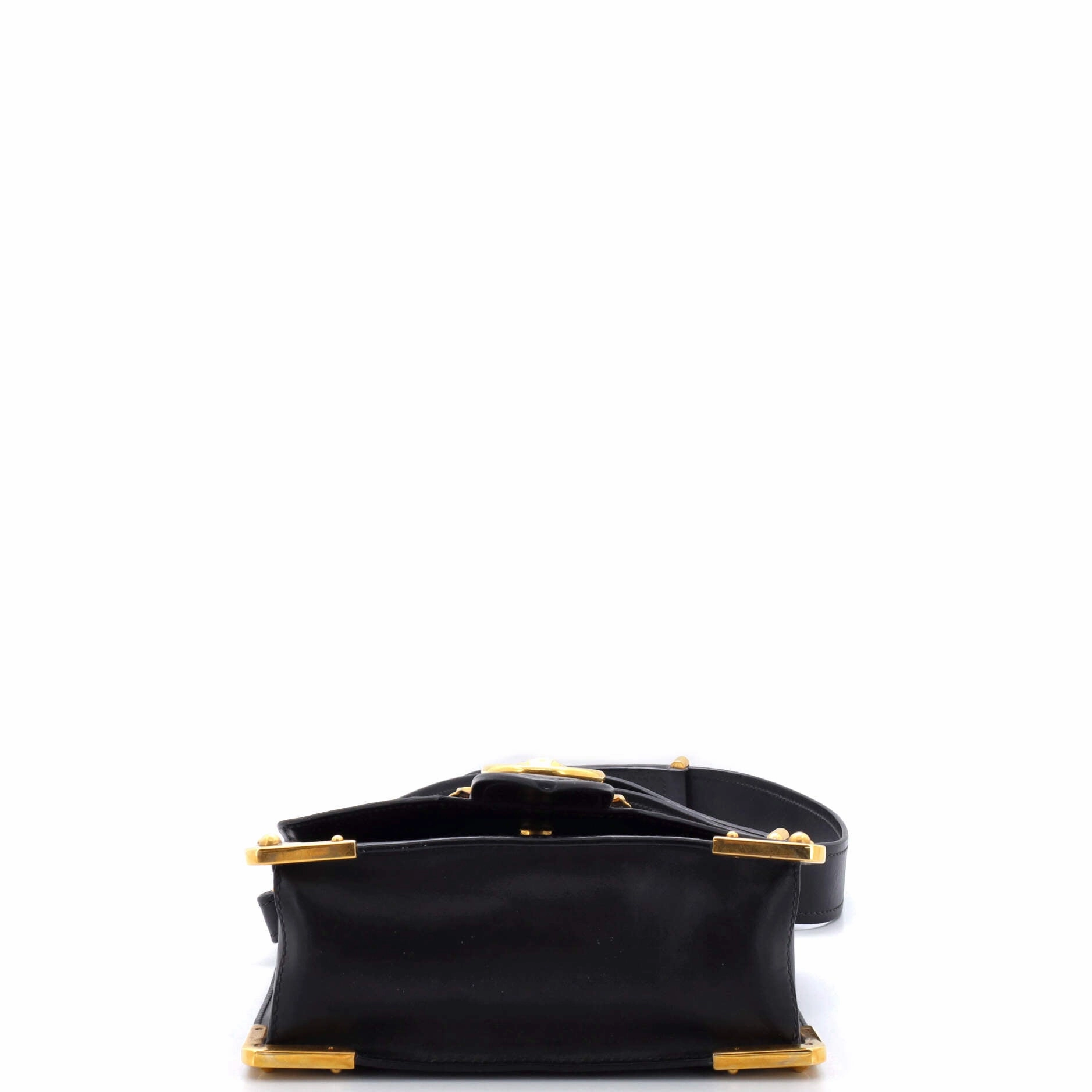 Animalier Cahier Crossbody Bag City Calf and Saffiano Small