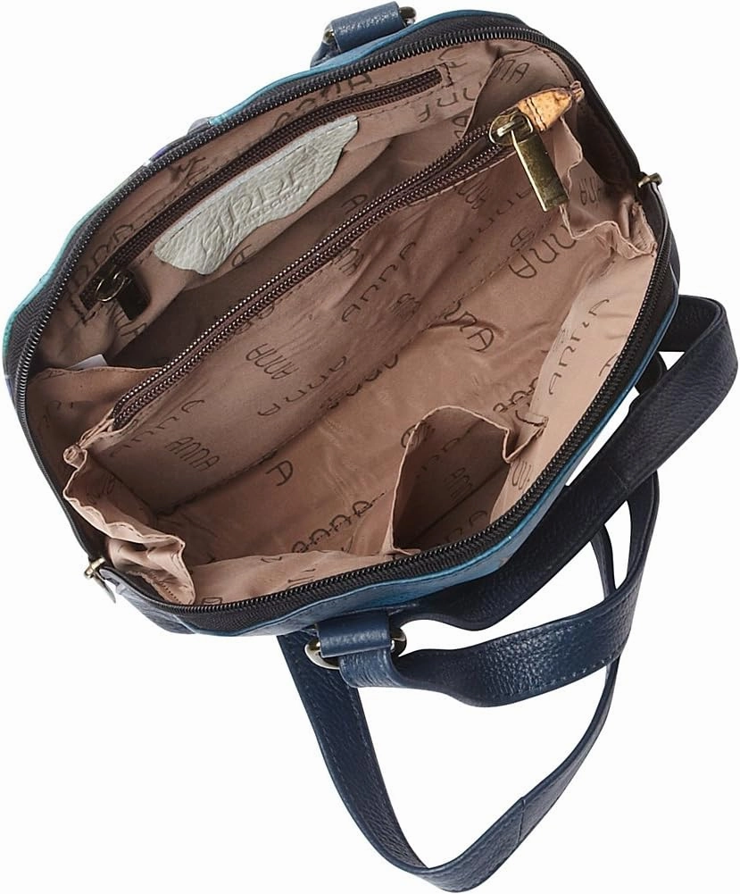Anna by Anuschka Leather Small Multi Compartment Zip-Around Organizer