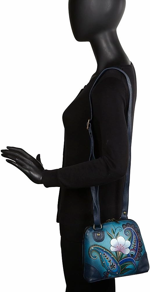 Anna by Anuschka Leather Small Multi Compartment Zip-Around Organizer