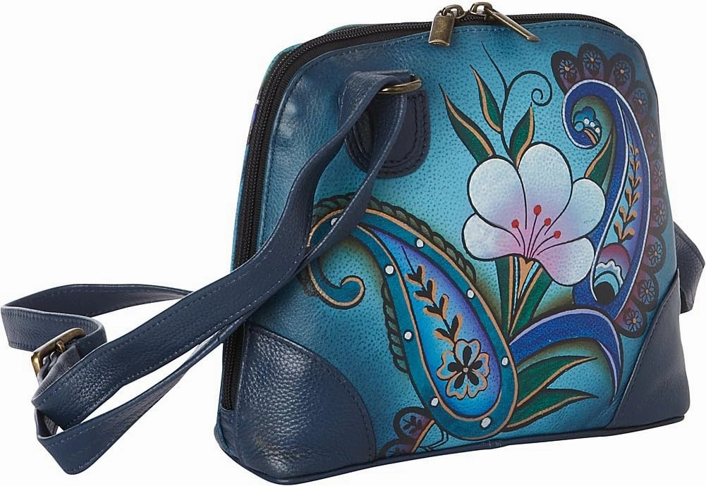 Anna by Anuschka Leather Small Multi Compartment Zip-Around Organizer