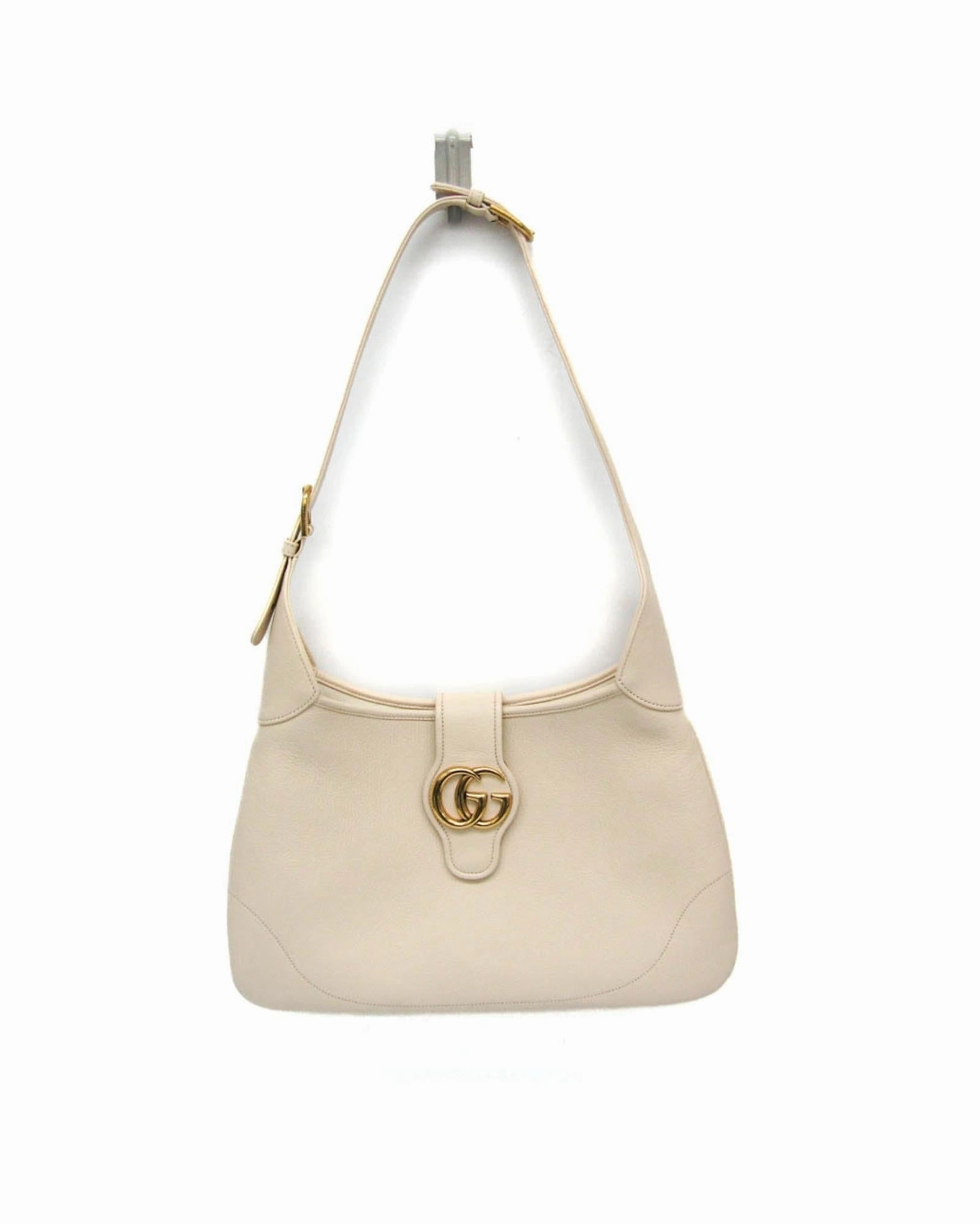 Aphrodite Leather Shoulder Bag with Dust Bag and Strap