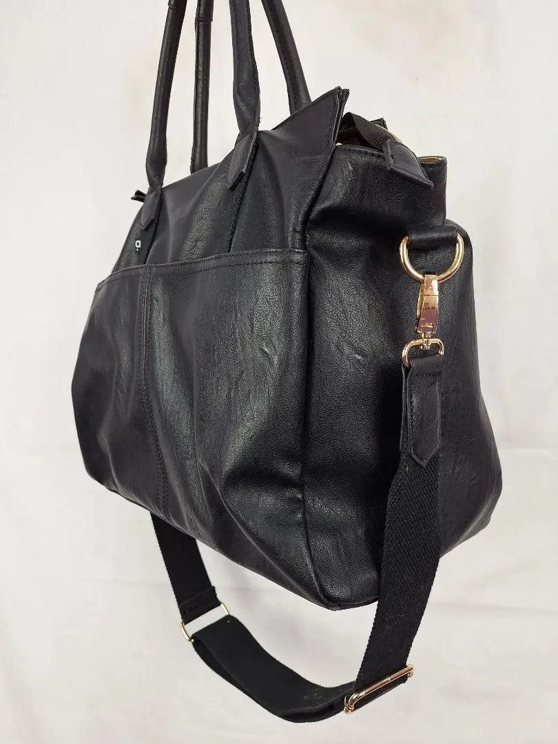 Arrived Faux Leather Hayes Baby Bag Tote Bag