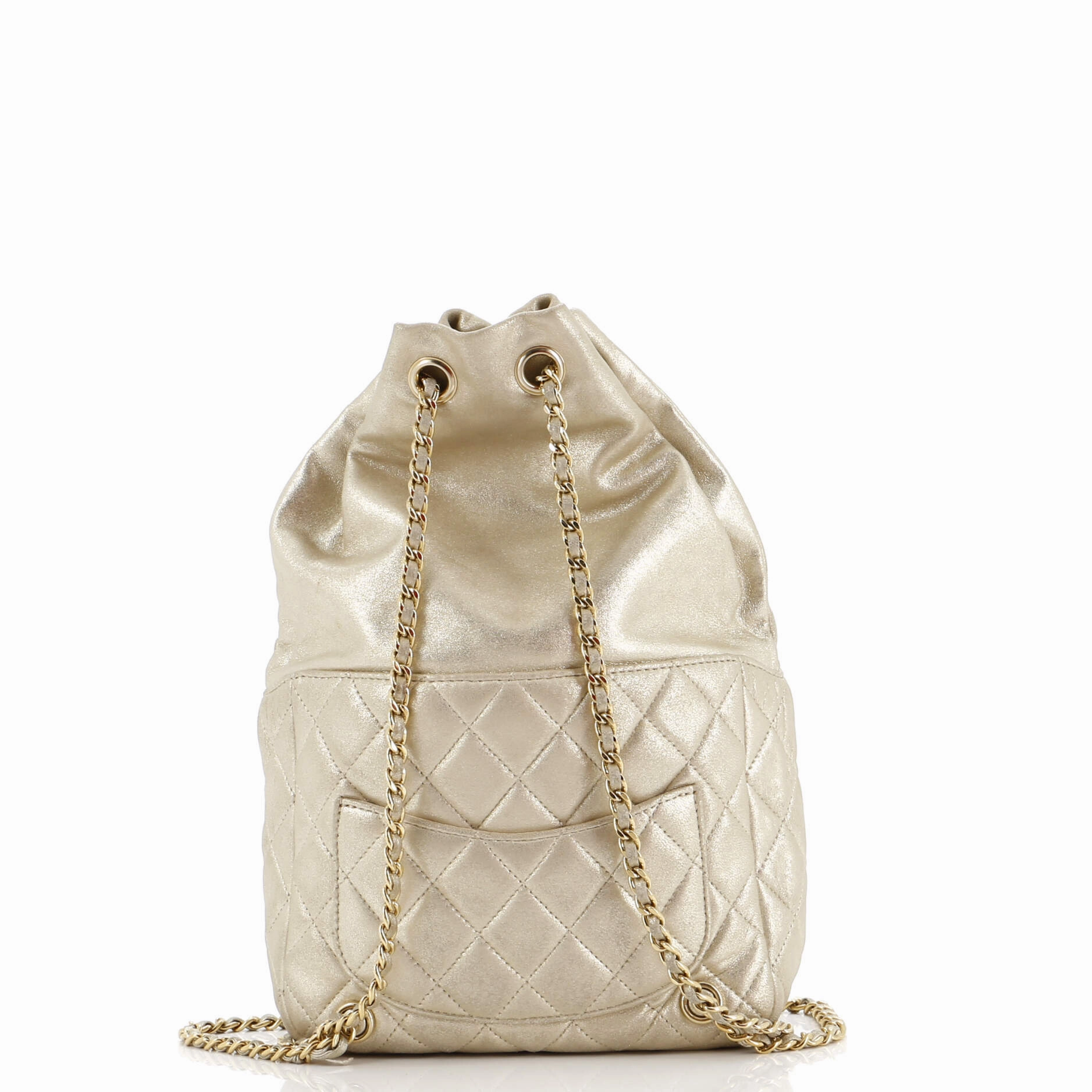 Backpack In Seoul Metallic Lambskin Small