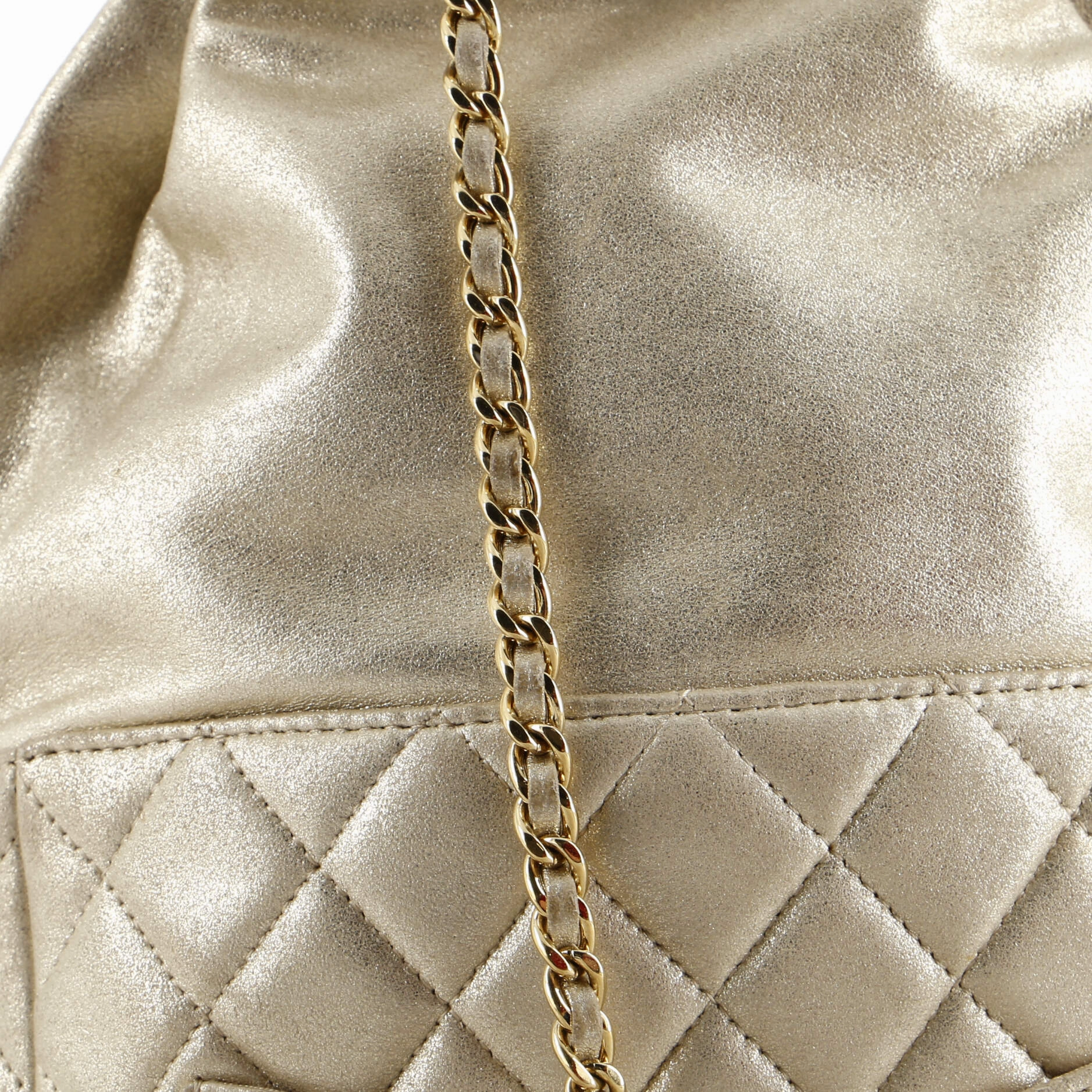 Backpack In Seoul Metallic Lambskin Small