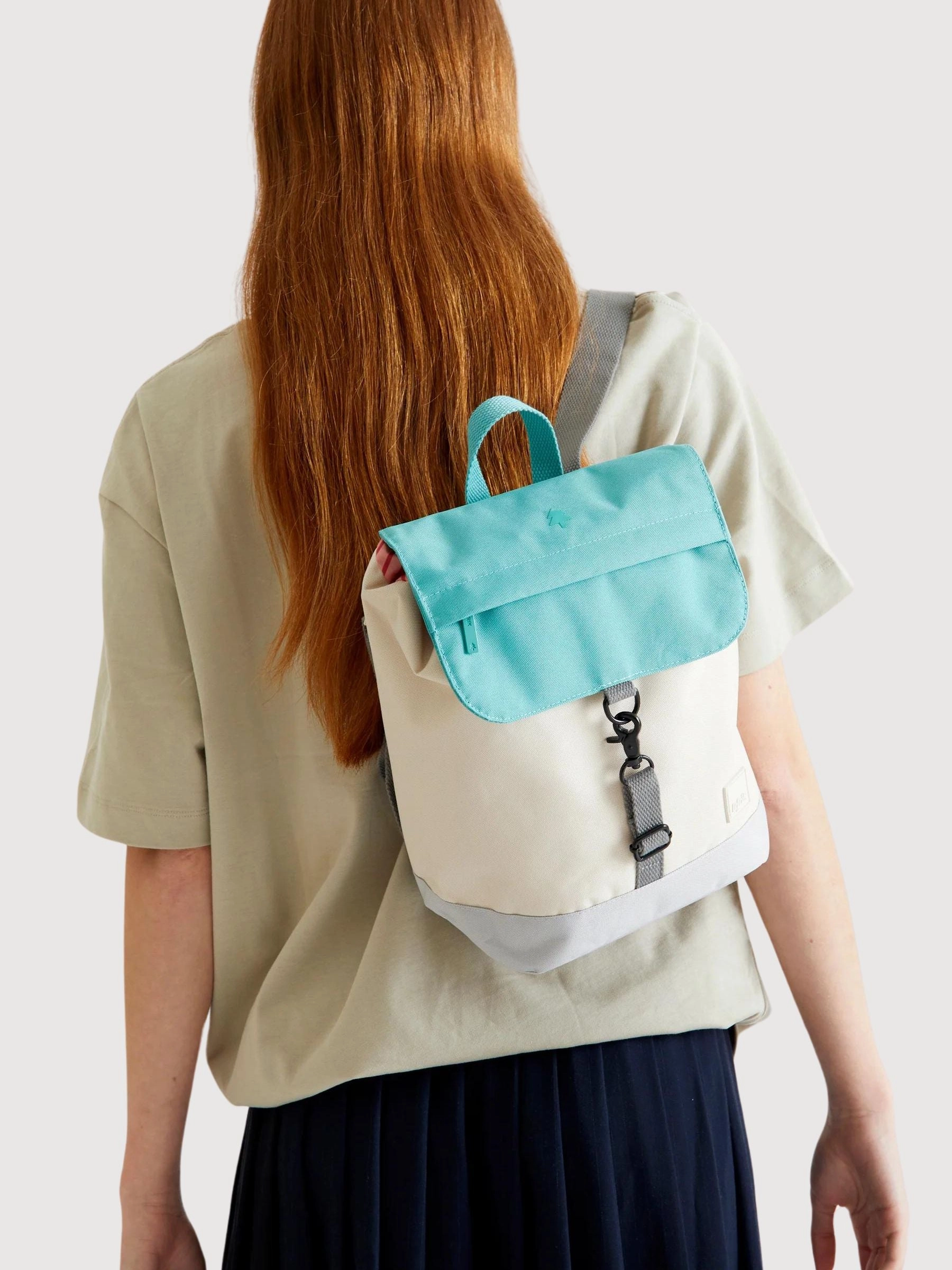 Backpack Scout Mini Multicolor Ecru & Mint | Lefrik