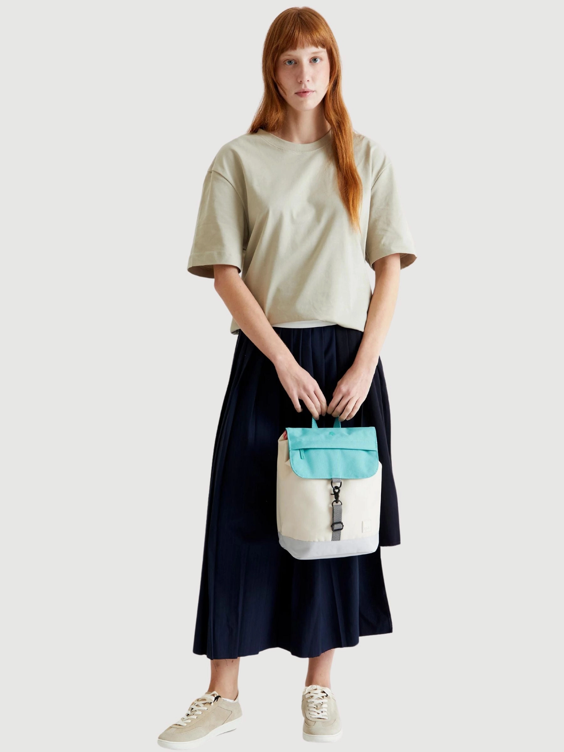 Backpack Scout Mini Multicolor Ecru & Mint | Lefrik