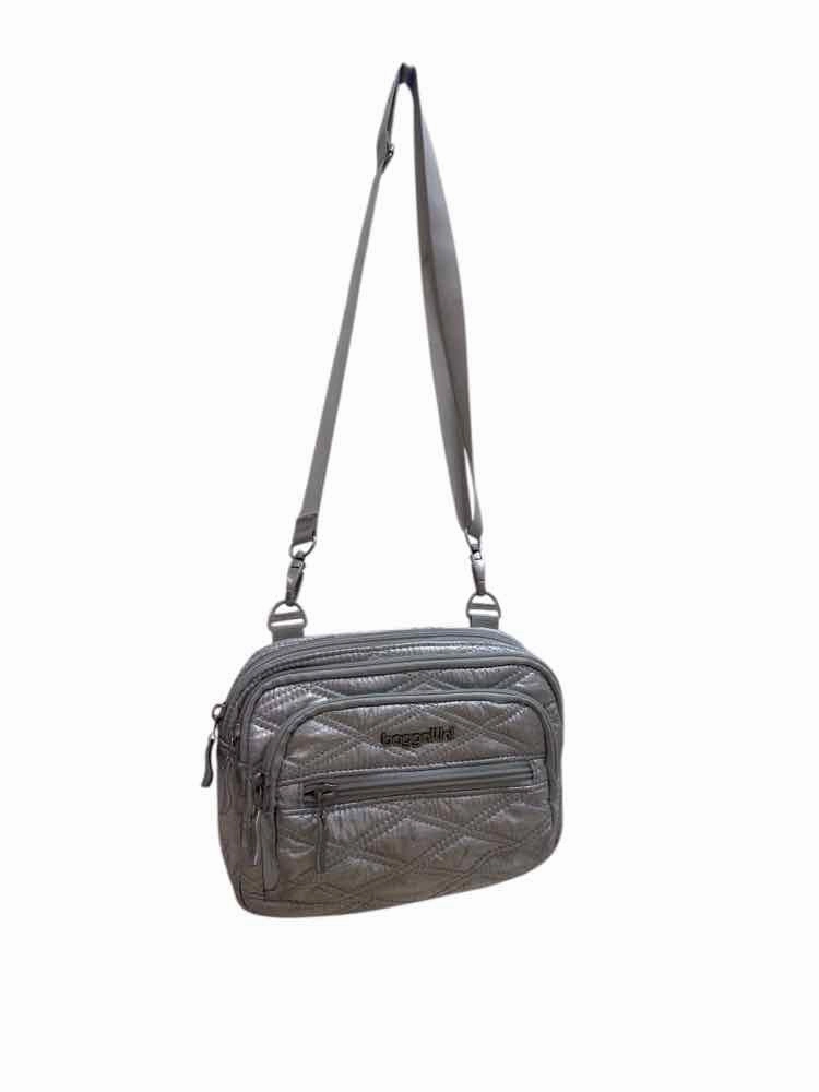 Baggallini Modern everywhere mini Silver Metallic Handbag