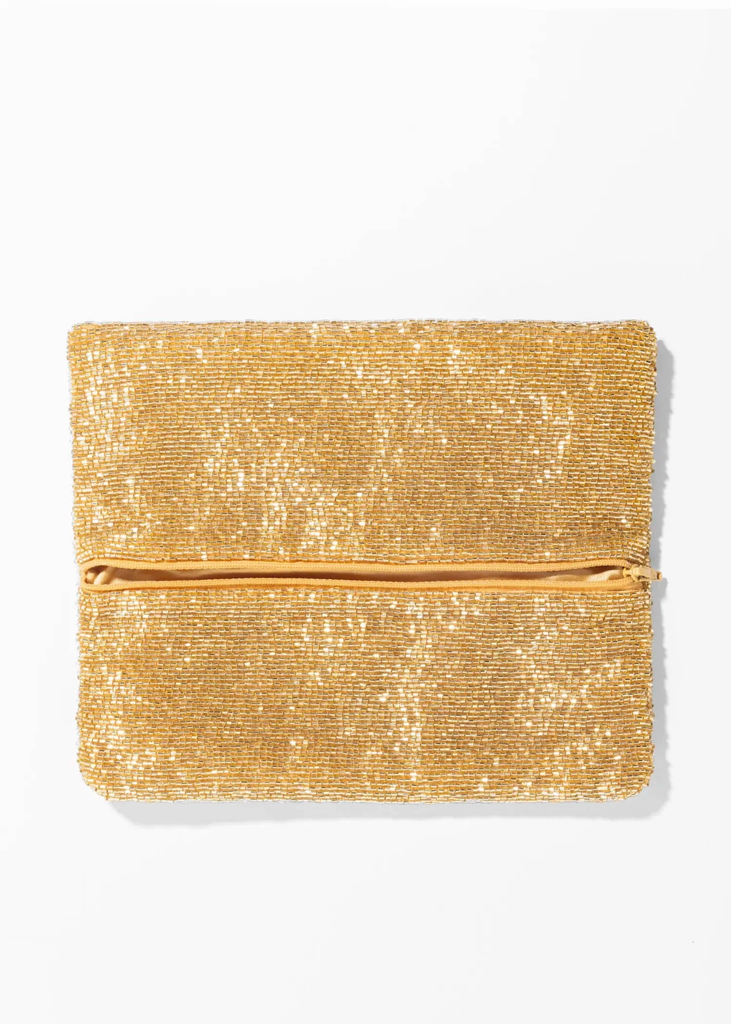 Beaded Fold Over clutch