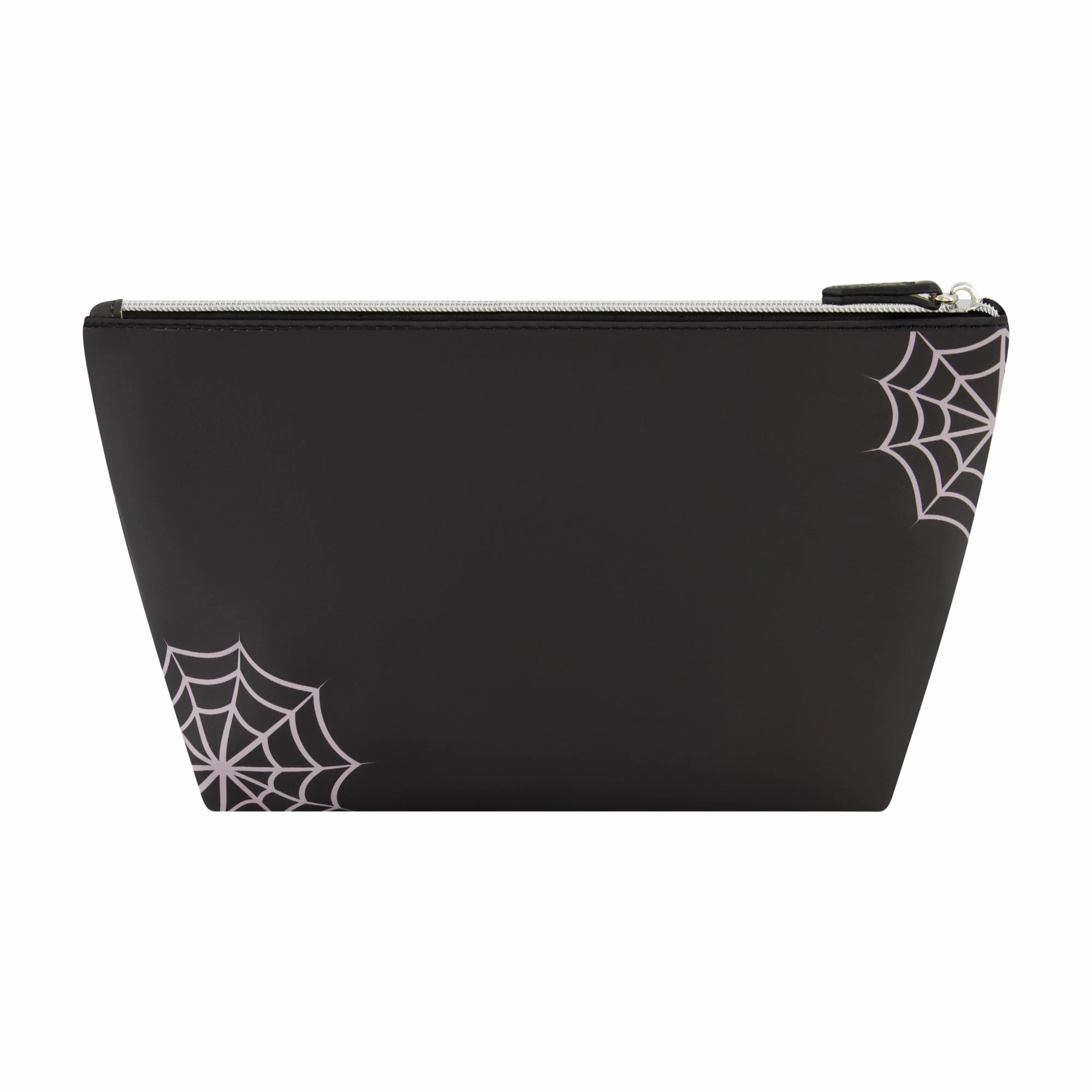 Beetlejuice Logo Spiderweb Trapezoid Cosmetic Travel Bag