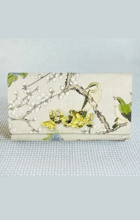 Bird and Floral Thibaut Clutch