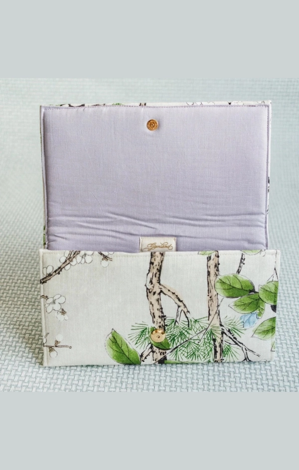 Bird and Floral Thibaut Clutch