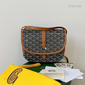Black & Tan Belvedere PM Bag Leather Crossbody Bag for Women