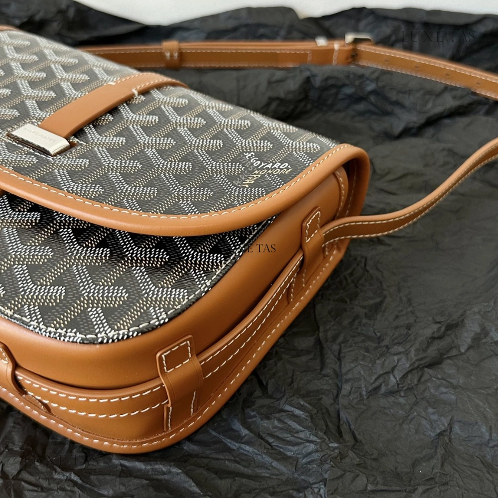 Black & Tan Belvedere PM Bag Leather Crossbody Bag for Women