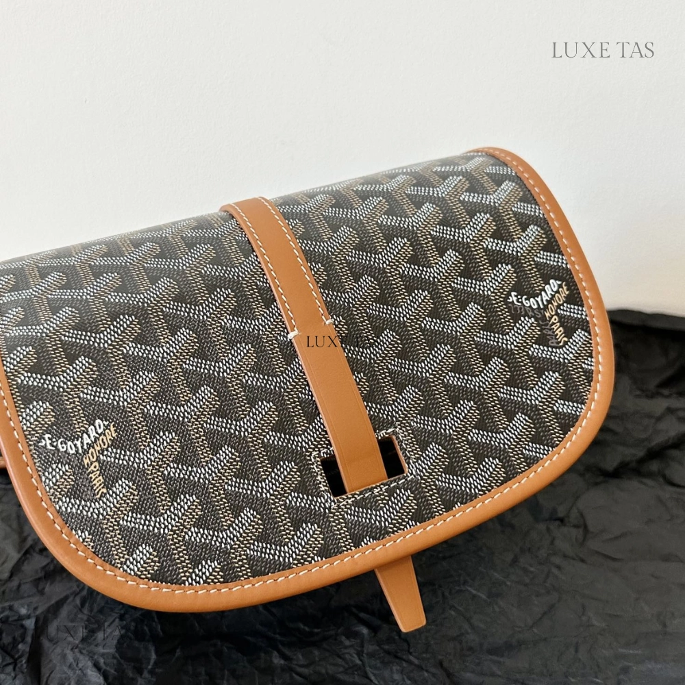 Black & Tan Belvedere PM Bag Leather Crossbody Bag for Women
