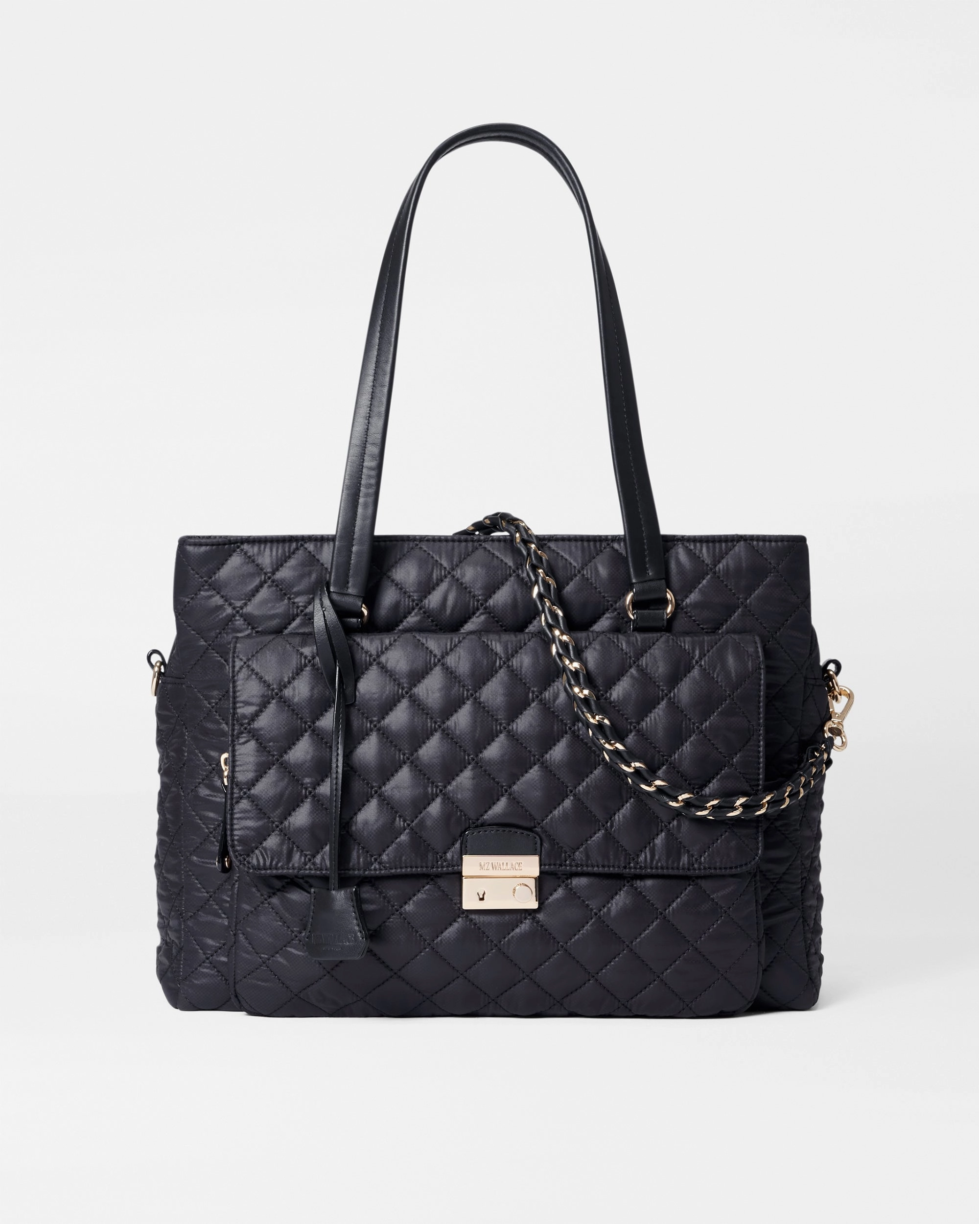 Black Crosby Lock Tote