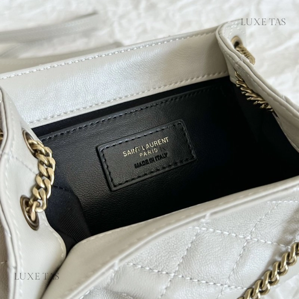Blanc Vintage Mini Nolita In Lambskin Leather Crossbody Bag for Women