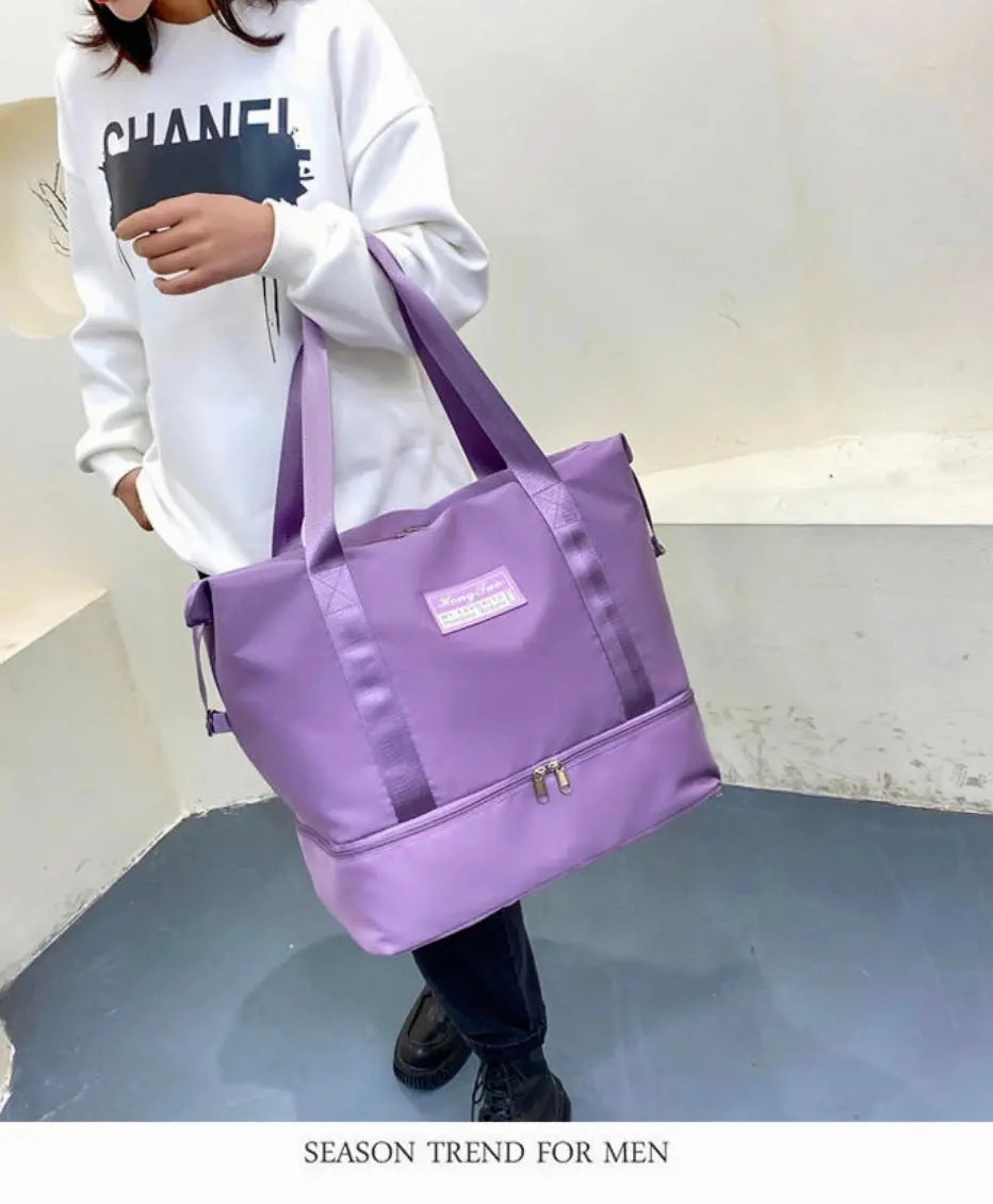 Blue Travel Duffel Bag for Men & Women 4039