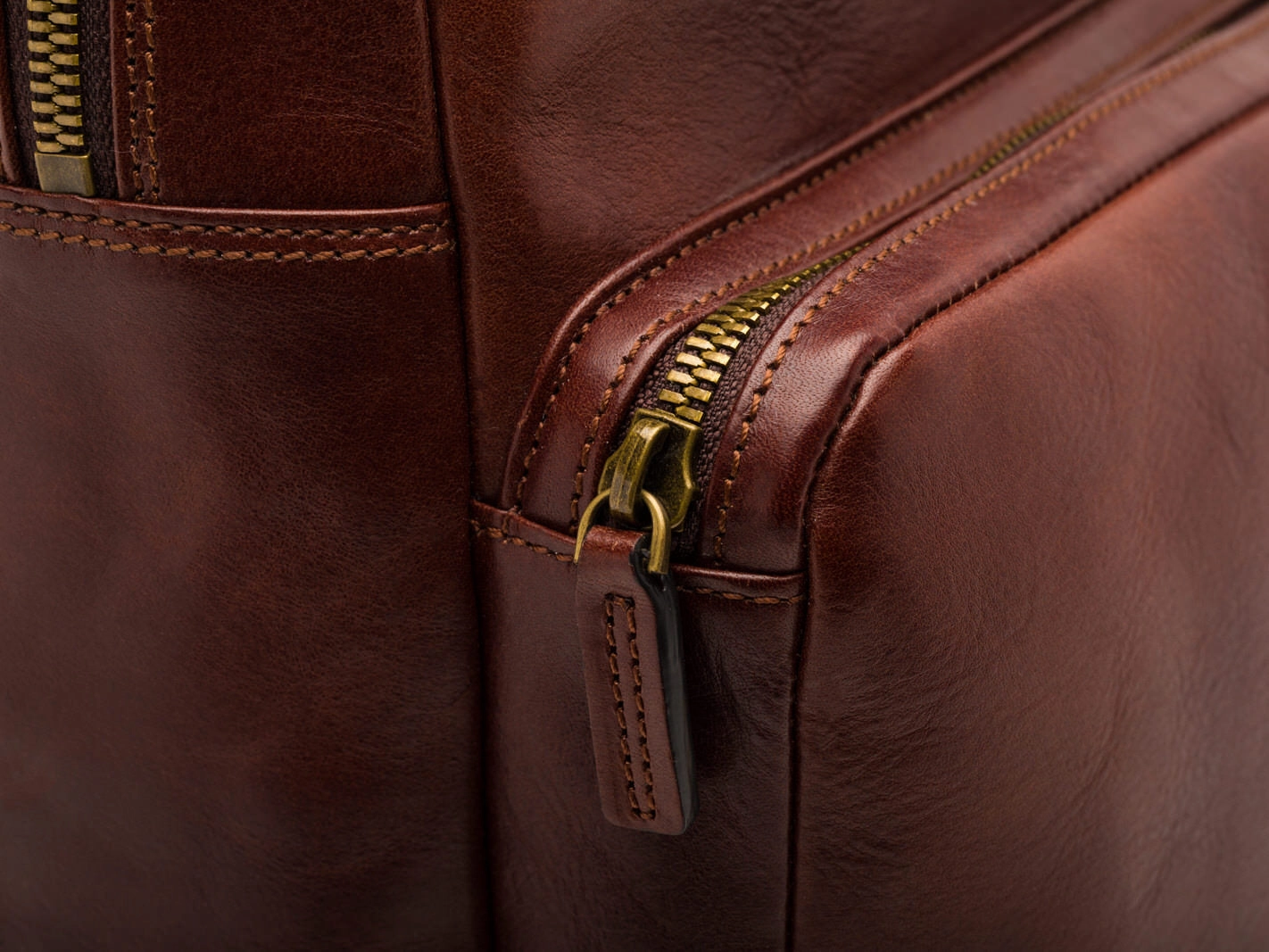 Bosca Dolce Leather Backpack