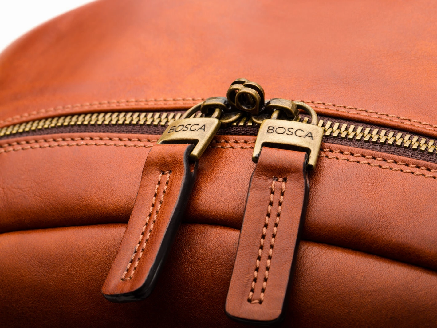 Bosca Dolce Leather Backpack
