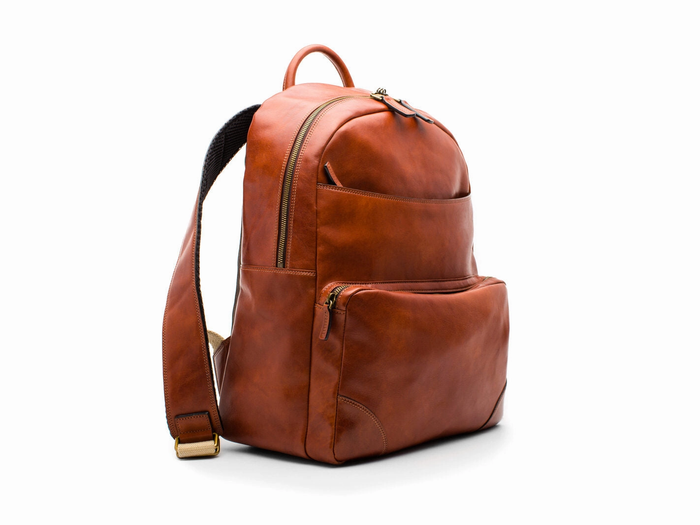 Bosca Dolce Leather Backpack