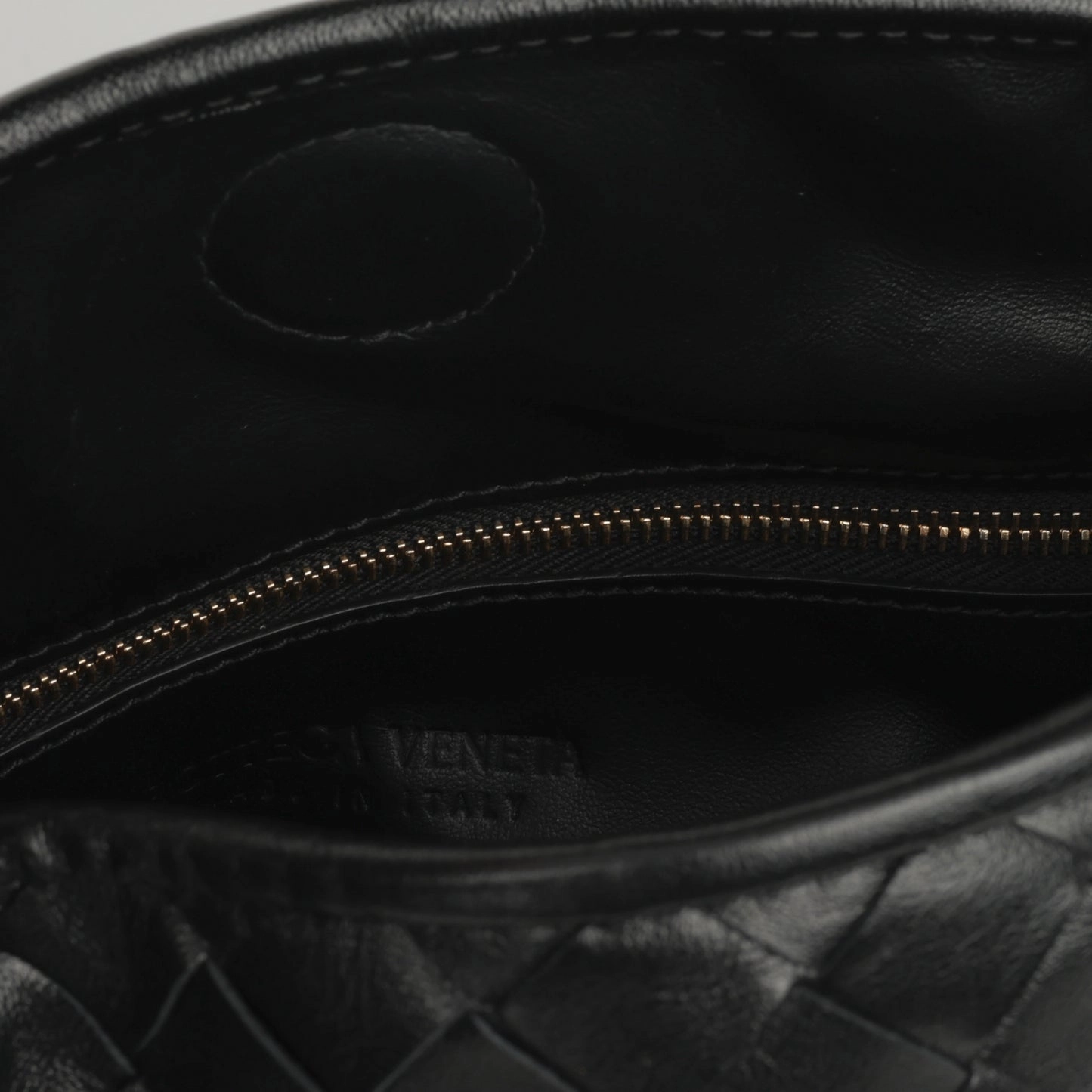 Bottega Veneta - Small Hop - Black Intrecciato Leather GHW - Pre-Loved