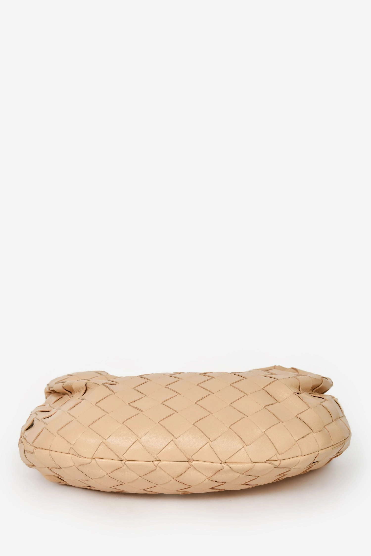 Bottega Veneta Beige Intrecciato Leather Mini Jodie