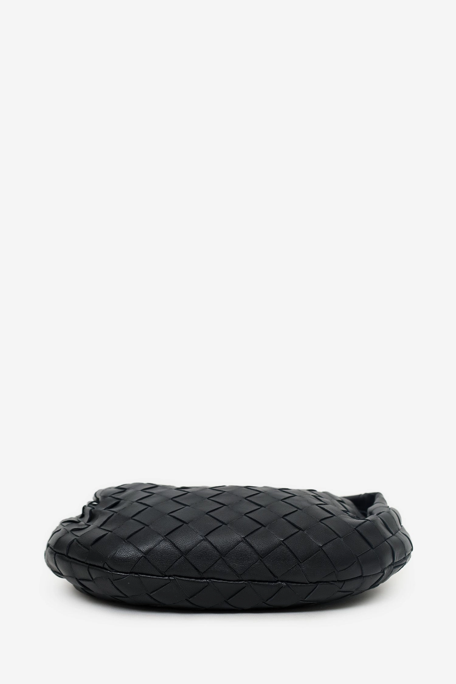 Bottega Veneta Black Intrecciato Leather Mini Jodie Bag