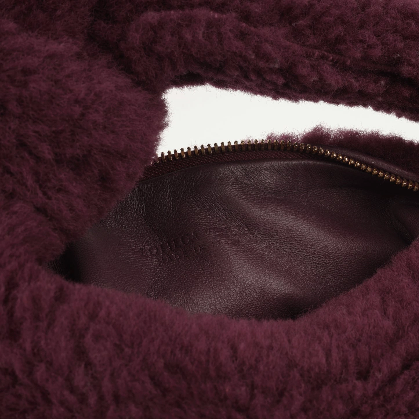 Bottega Veneta Bottega Veneta - Mini Jodie - Purple Shearling Fur - Pre Loved