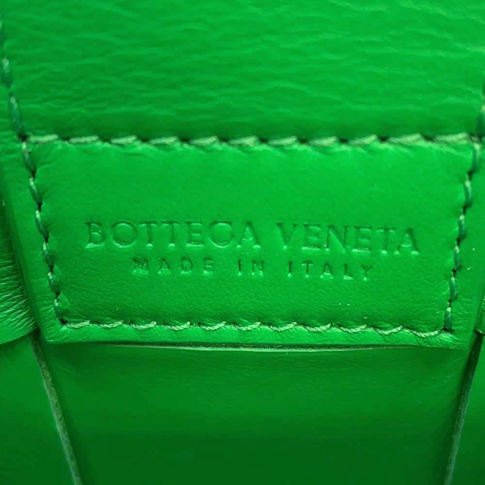 Bottega Veneta Cassette INTRECCIATO Phone Holder Shoulder Bag Parakeet729298 Calf Leather