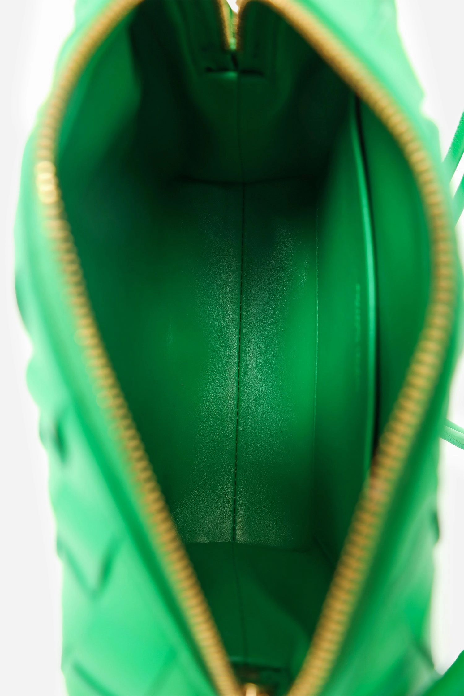Bottega Veneta Green Intrecciato Leather Mini Loop Crossbody